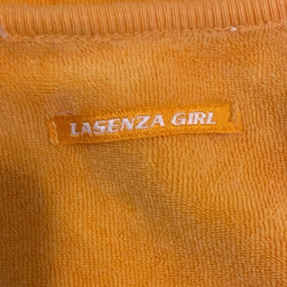 LA SENZA ORANGE HALTER NECK MINI DRESS SWIMWEAR COVER-UP SIZE SMALL‎ - Picture 4 of 6